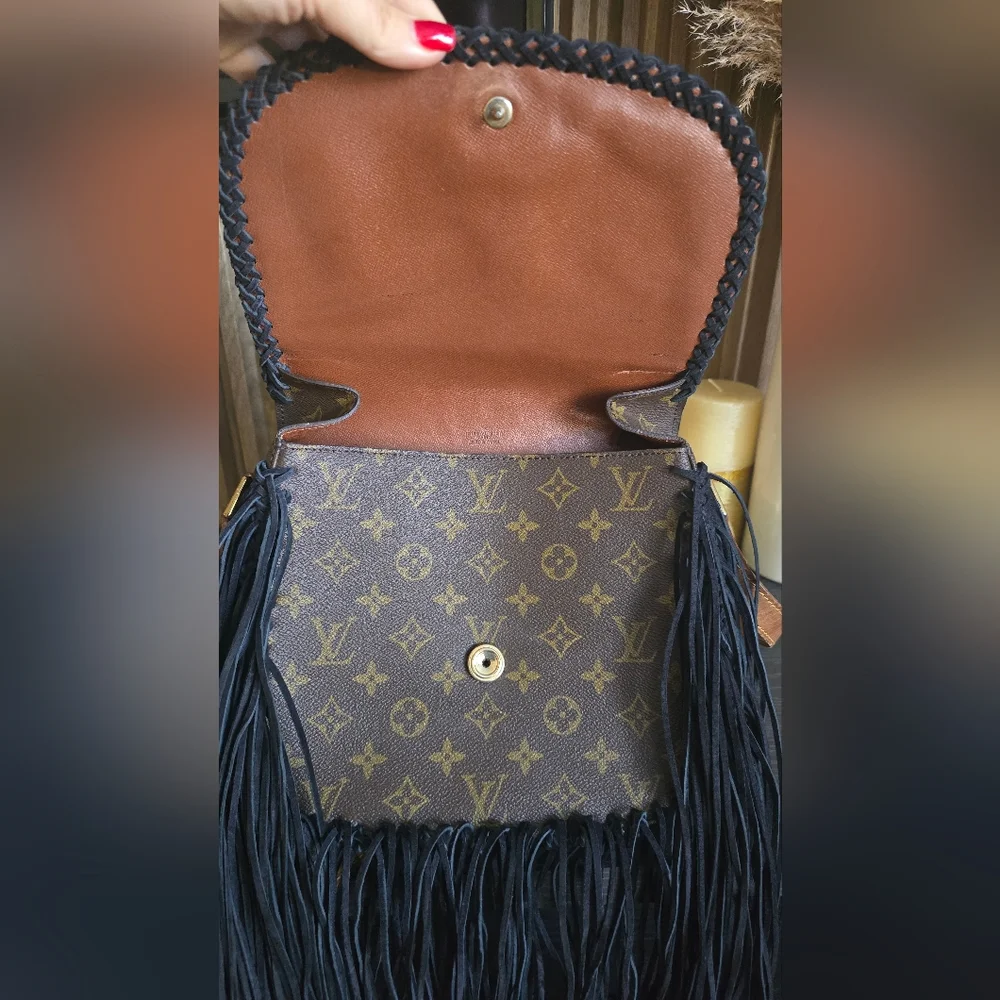 Louis Vuitton Fringed revamped Saint Cloud GM with Fringe & braiding